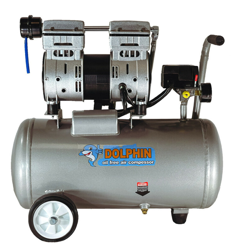 Компрессор воздушный безмаслянный DOLPHIN SZW850AF030 30L 150 l/m - Зображення 1