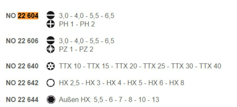 Набор отверток PROXXON 22604  FLEX-DOT - Зображення 1