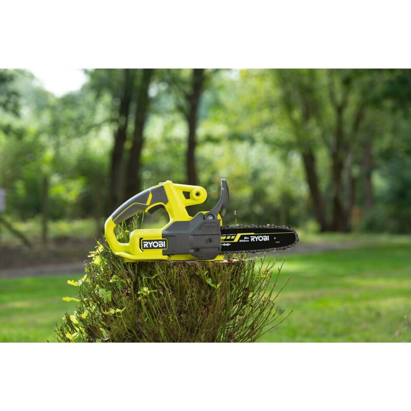 Аккумуляторная компактная цепная пила с шиной 20см RYOBI RY18CS20A-0 - Зображення 6