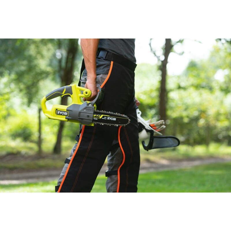 Аккумуляторная компактная цепная пила с шиной 20см RYOBI RY18CS20A-0 - Зображення 7