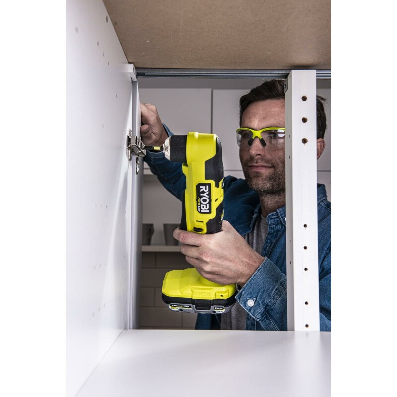 Аккумуляторная бесщеточная угловая дрель RYOBI RAD18C-0 ONE+ - Зображення 4