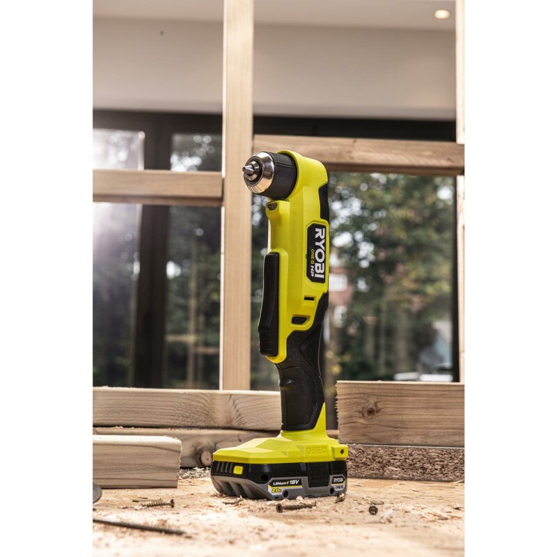Аккумуляторная бесщеточная угловая дрель RYOBI RAD18C-0 ONE+ - Зображення 7
