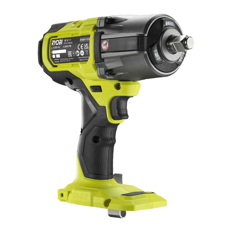 Аккумуляторный бесщеточный ударный гайковерт RYOBI RIWH18X-0 ONE+,1600nm 18В - Зображення 3