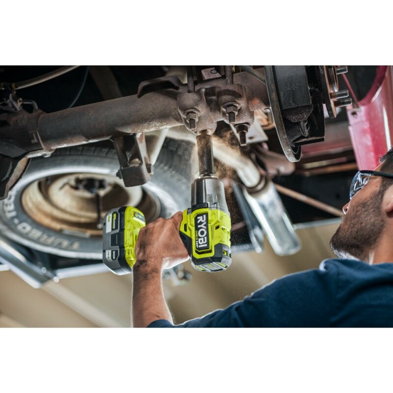 Аккумуляторный бесщеточный ударный гайковерт RYOBI RIWH18X-0 ONE+,1600nm 18В - Зображення 5