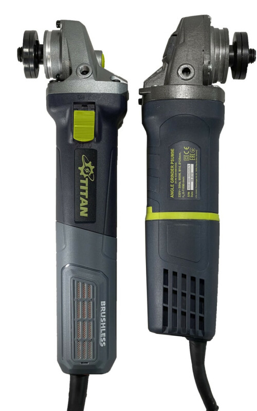 УГЛОВАЯ ШЛИФМАШИНА TITAN PSUM13 EC Brushless(1300вт) - Зображення 6