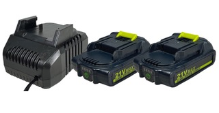 Комплект из 2-х аккумуляторов TITAN BBL2120(2ah) и зарядного устройства PQC21(2ah) посадка Макита