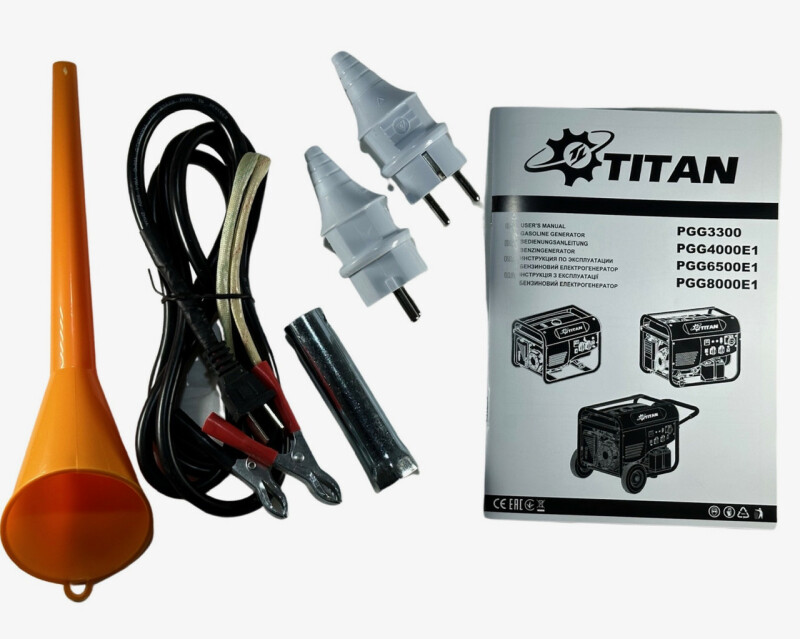 Бензиновый генератор TITAN PGG3300 (2.8-3.0 кВт, ручной стартер) - Зображення 1