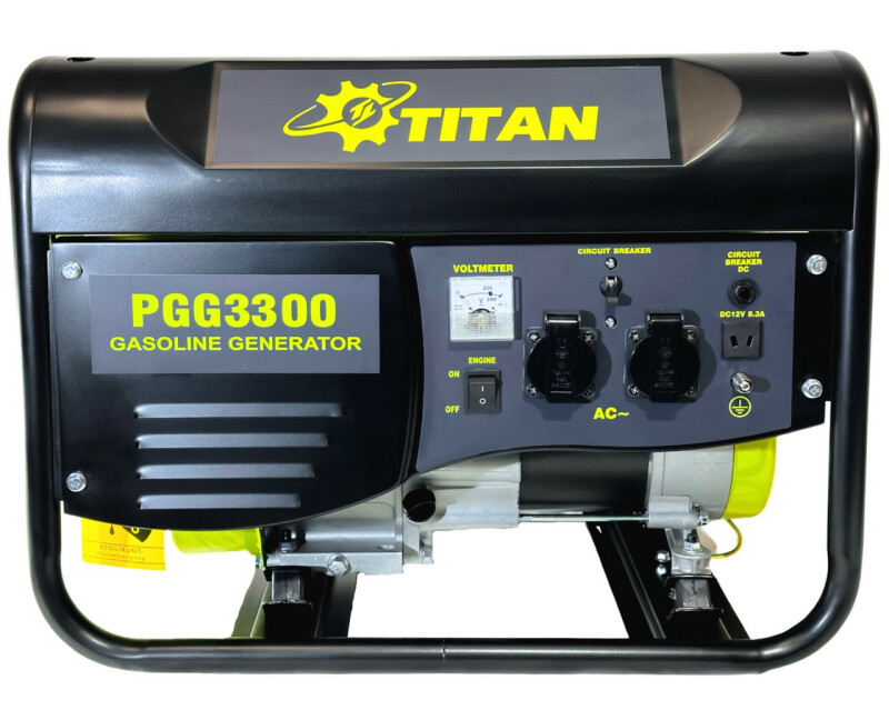 Бензиновый генератор TITAN PGG3300 (2.8-3.0 кВт, ручной стартер) - Зображення 3