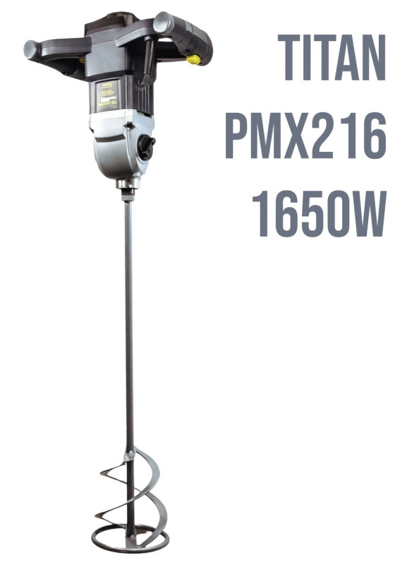 Миксер строительный TITAN PMX216  1650ВТ - Зображення 1