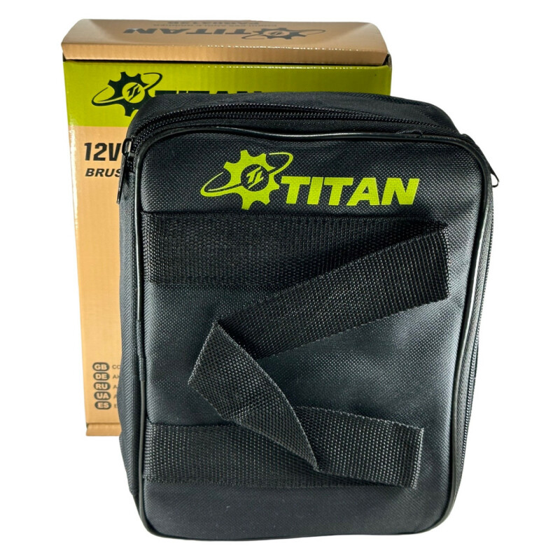 Аккумуляторная безщеточная угловая шлифовальная машина TITAN PAG0312B минирезак (2 х 2.0 Ач+ЗУ) - Зображення 8