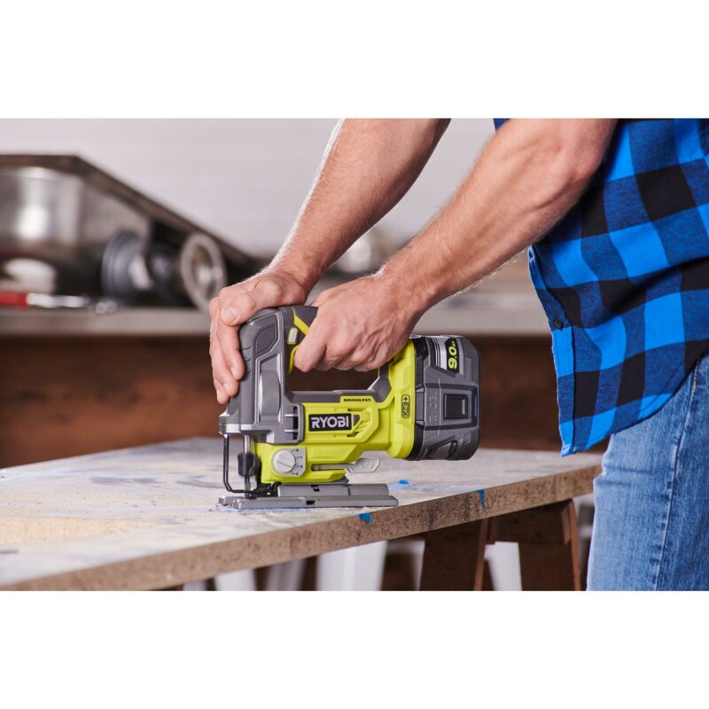 Аккумуляторный бесщеточный лобзик RYOBI 18В R18JS7-0 ONE+ - Зображення 7