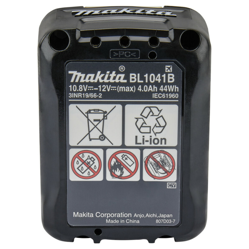 Аккумулятор Li-ion Makita BL1041B CXT (12V Max 4Аг) (632F63-0) - Зображення 3