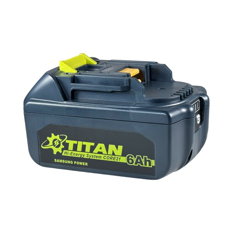 Аккумуляторная батарея TITAN PBL2160S-CORE 6ah высокотоковые елементы 21700 SAMSUNG (совместима с MAKITA LXT) - Зображення 4