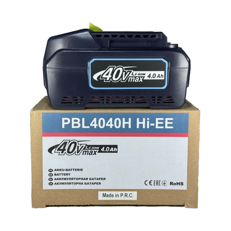 Аккумулятор высокотоковый Li-ion TITAN PBL4040HS Hi-EE для Makita XGT 40 V MAX - Зображення 4