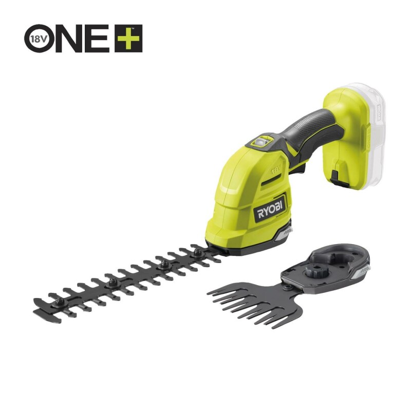 Аккумуляторные ножницы для травы+кусторез RYOBI RY18GSA-0, 18В 2-в-1