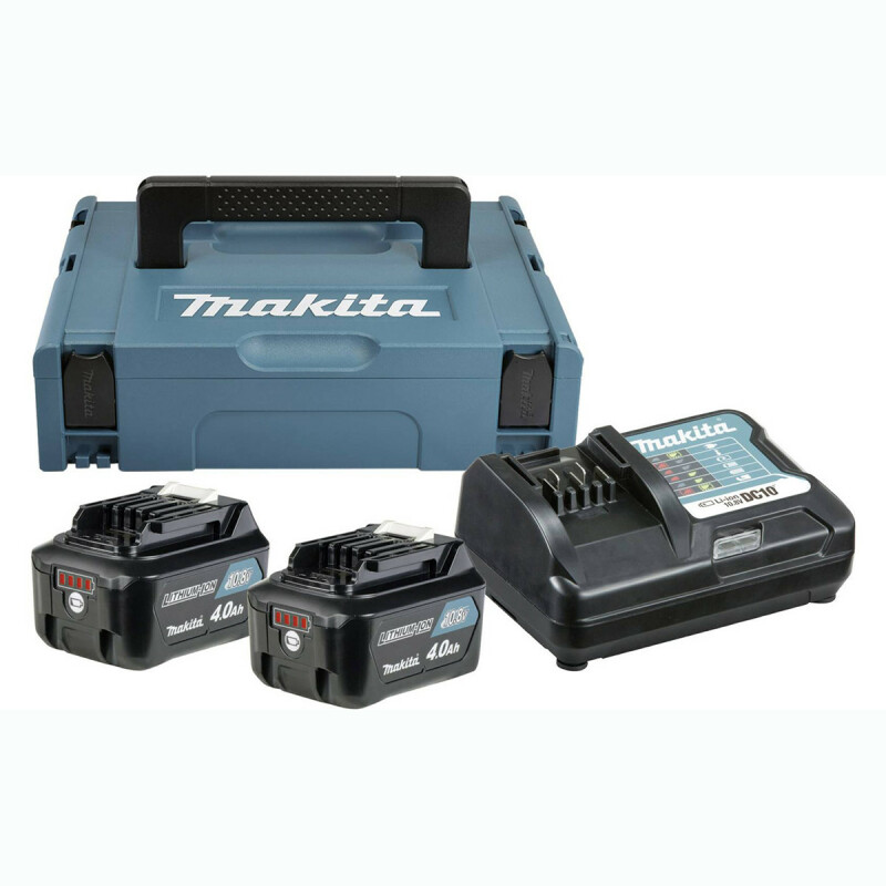 Набор аккумуляторов CXT Makita BL1040Bx2, DC10SA, Makpac 1 (197636-5)