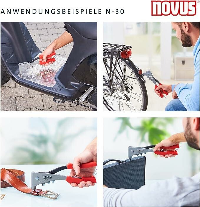 ЗАКЛЕПОЧНЫЙ ПИСТОЛЕТ NOVUS N-30 - Зображення 3