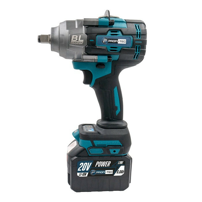 Аккумуляторный гайковерт PROFI-TEC PTW1002BL POWERLine SET25P - Зображення 2