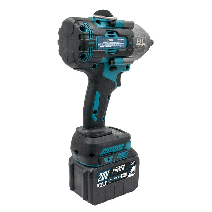 Аккумуляторный гайковерт PROFI-TEC PTW1002BL POWERLine SET25P - Зображення 5