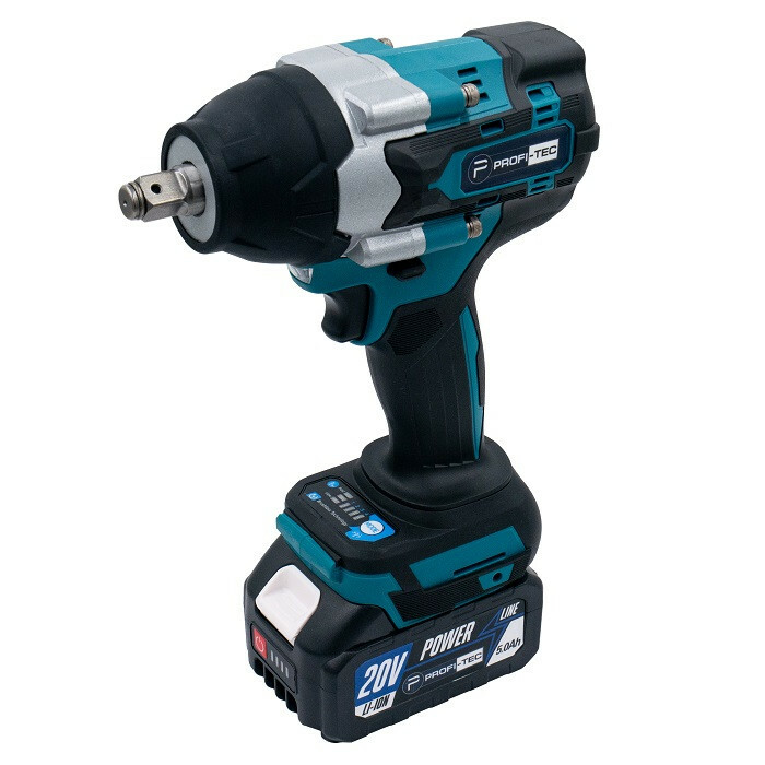 Аккумуляторный гайковерт PROFI-TEC DTW800BL SET25 POWERLine - Зображення 1