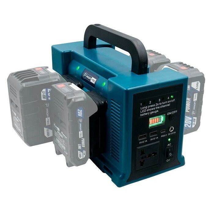 Аккумуляторный инвертор напряжения PROFI-TEC PCB3320V POWERLine (без аккумулятора и зарядного устройства) - Зображення 2