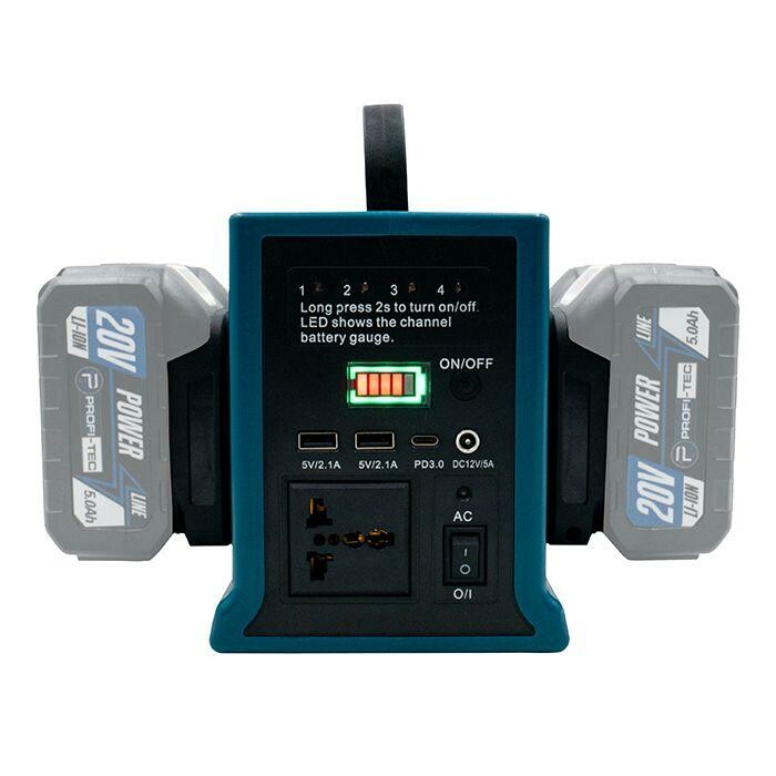 Аккумуляторный инвертор напряжения PROFI-TEC PCB3320V POWERLine (без аккумулятора и зарядного устройства) - Зображення 1