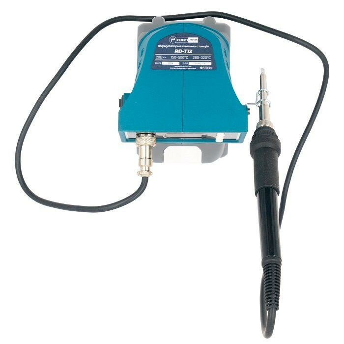 Аккумуляторный гибридный паяльник PROFI-TEC RD-T12 POWERLine (без аккумулятора и зарядного устройства) - Зображення 5