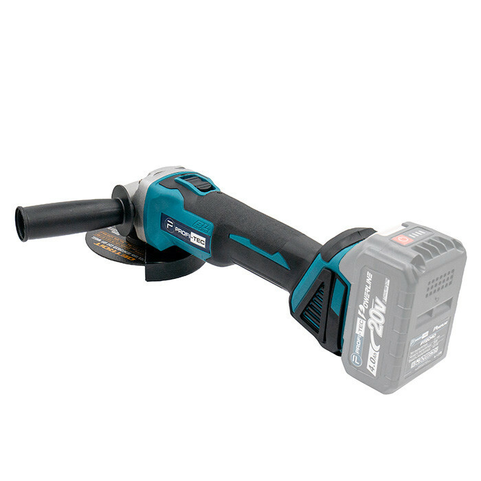 Аккумуляторная угловая шлифовальная машина PROFI-TEC DGA20BL POWERLine (без аккумулятора и зарядного устройств - Зображення 4