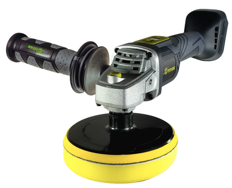 АККУМУЛЯТОРНАЯ РОТОРНАЯ ПОЛИРОВАЛЬНАЯ МАШИНА TITAN PP0021B-CORE BRUSHLESS - Зображення 2