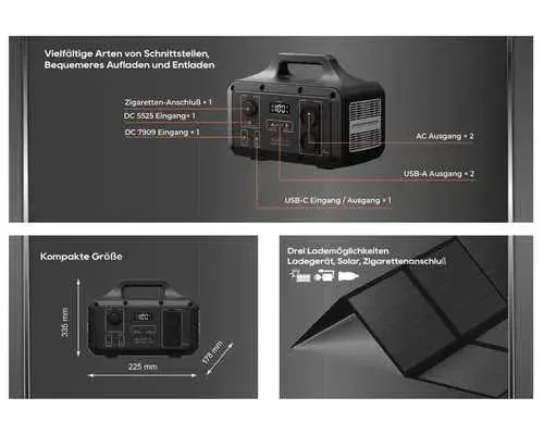 Портативная электростанция 800 Вт.BLUEPALM BP-S500F - Зображення 2
