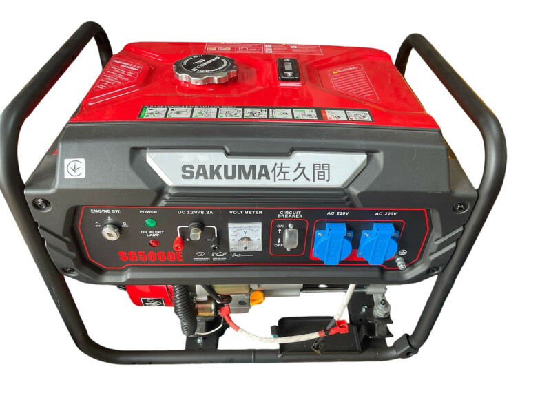 Бензиновый генератор SAKUMA SG5000E, 4,2KVA(3,6 кВт) - Зображення 1