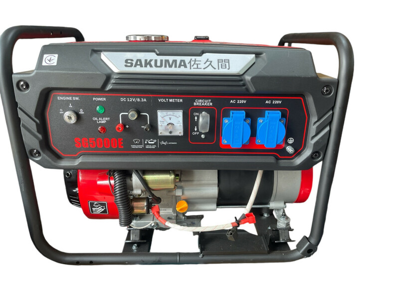 Бензиновый генератор SAKUMA SG5000E, 4,2KVA(3,6 кВт)