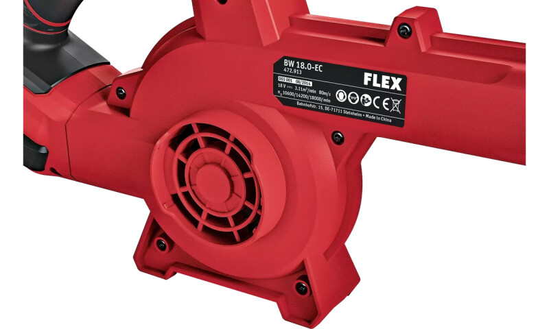АККУМУЛЯТОРНАЯ ВОЗДУХОДУВКА FLEX BW 18.0-EC/Detailing Set - Зображення 4