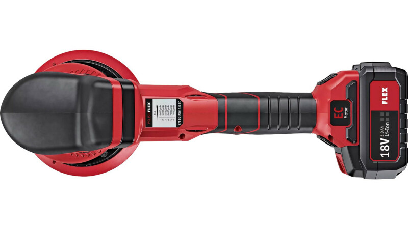 АККУМУЛЯТОРНАЯ ЭКСЦЕНТРИКОВАЯ ПОЛИРОВАЛЬНАЯ МАШИНА FLEX XFE 15 150 18.0-EC - Зображення 2