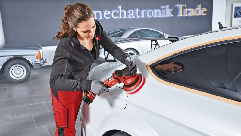 АККУМУЛЯТОРНАЯ ЭКСЦЕНТРИКОВАЯ ПОЛИРОВАЛЬНАЯ МАШИНА FLEX XFE 15 150 18.0-EC - Зображення 3