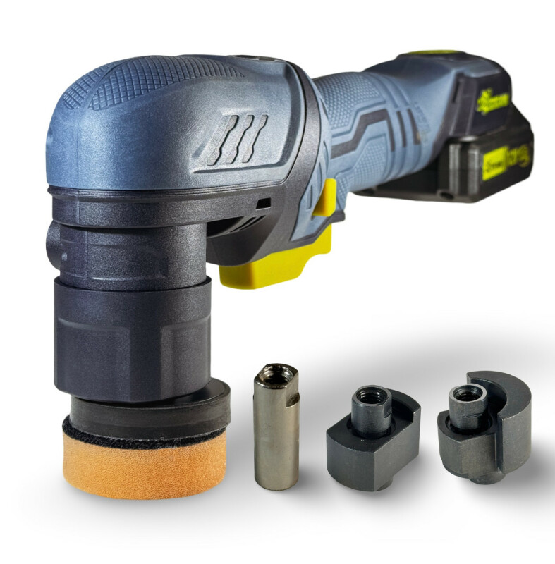 АККУМУЛЯТОРНАЯ РОТАЦИОННО ЭКСЦЕНТРИКОВАЯ ПОЛИРОВАЛЬНАЯ МАШИНА TITAN TDA1212B SET - Зображення 2