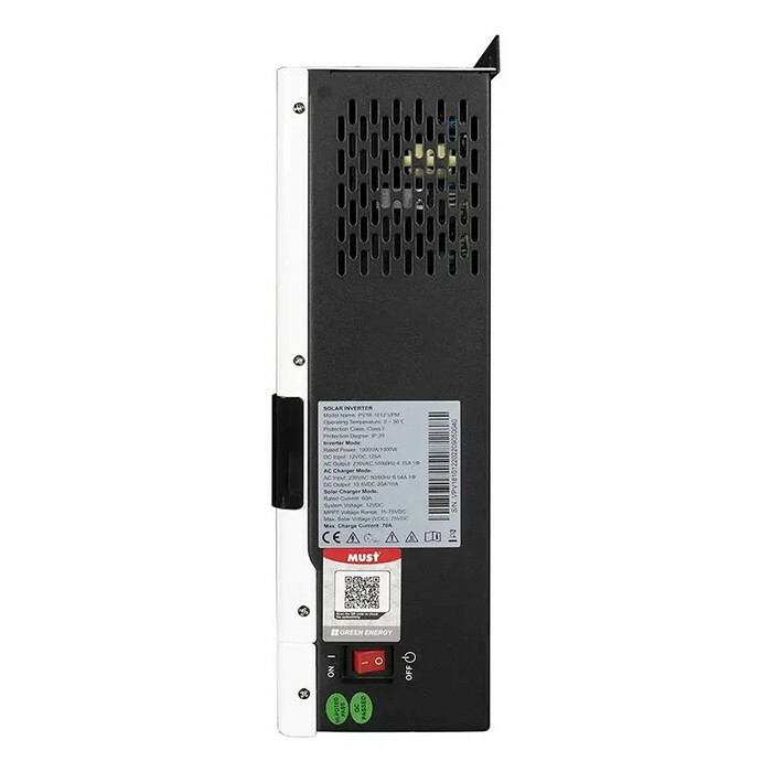 Комплект Гибридный инвертор MUST PV18-3224VPM SET100A 24 В+ (2×батареи LiFePO4, 12В/100Ач) - Зображення 3