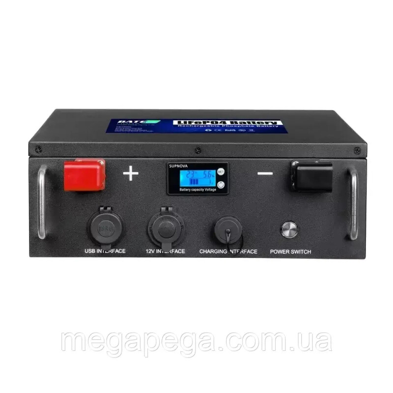 Комплект Гибридный инвертор MUST PV18-3224VPM SET100A 24 В+ (2×батареи LiFePO4, 12В/100Ач) - Зображення 6