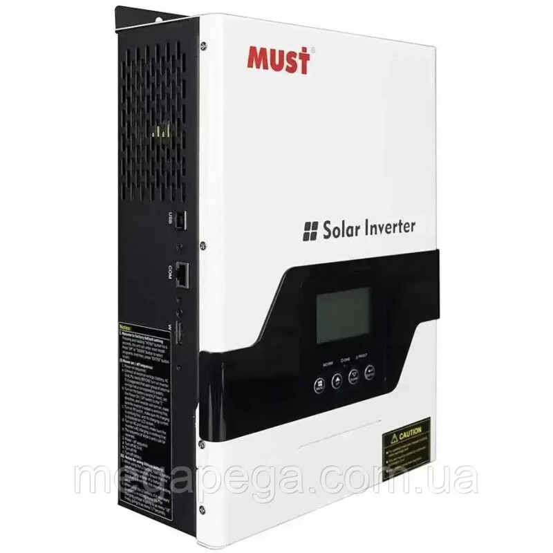 КОМПЛЕКТ Гибридный инвертор MUST PV18-3224VPM SET200A 24 В +(2×батареи LiFePO4, 12В/200Ач) - Зображення 3