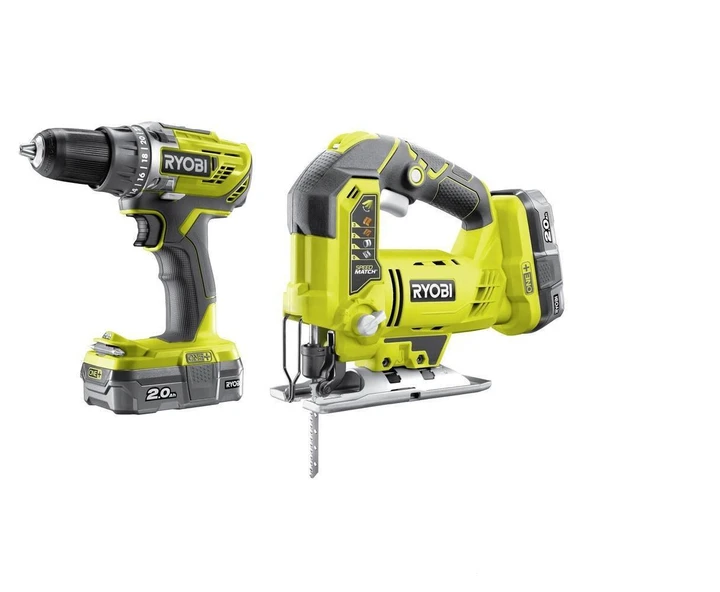Набор аккумуляторного инструмента Ryobi ONE+ R18DDJS-220S - Зображення 1