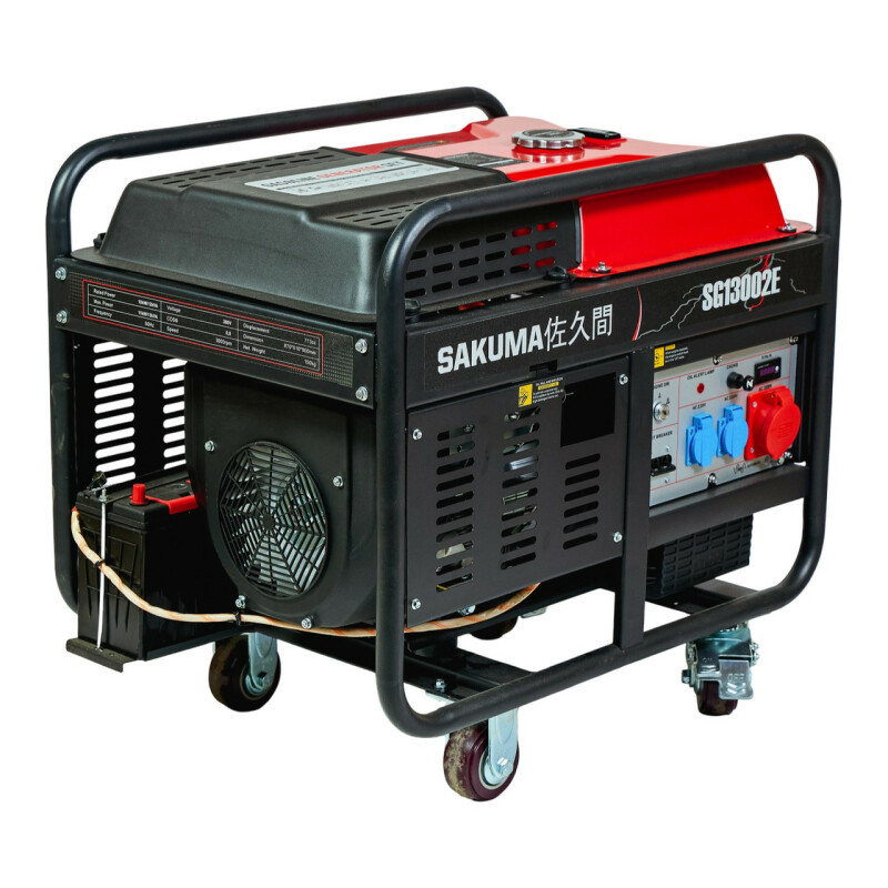 Бензиновый генератор SAKUMA SG13002E, 10kw с электростартером - Зображення 1