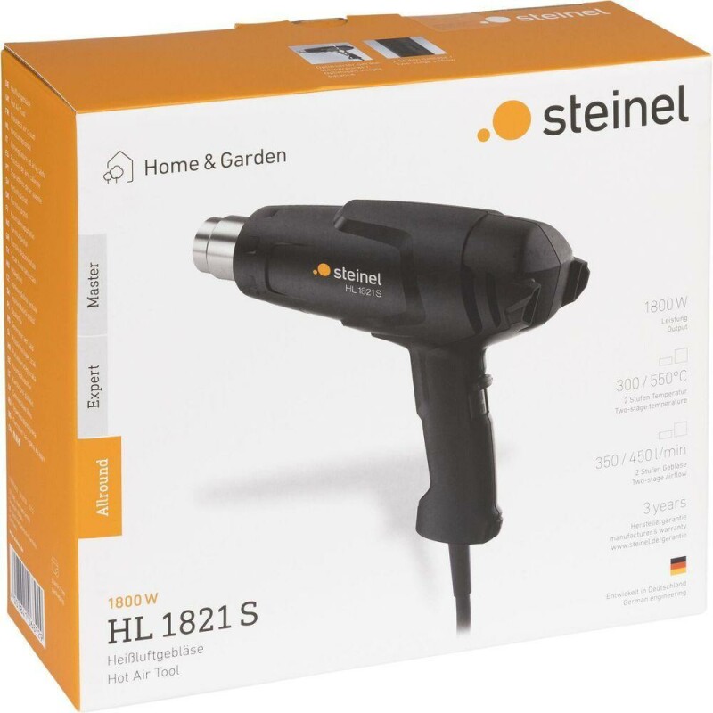 Технический фен STEINEL HL 1821 S 1800 Вт 300 °C и 550 °C (068929) - Зображення 5