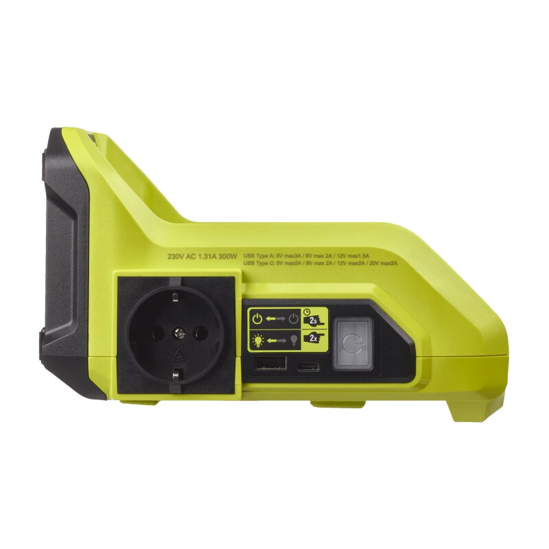 Инвертор напряжения аккумуляторный RYOBI RY36BI300A-0, MAX POWER 36В (без АКБ и ЗУ) - Зображення 1