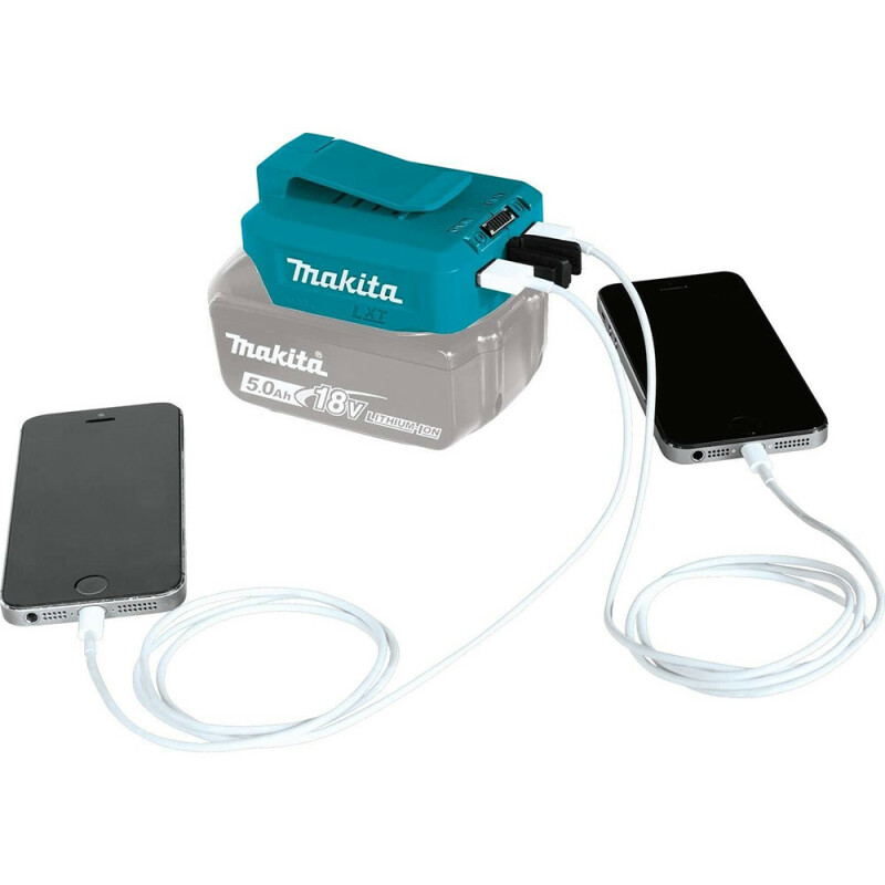 USB преобразователь для мобильных устройств USB 14,4V/18V LXT Makita (DECADP05)