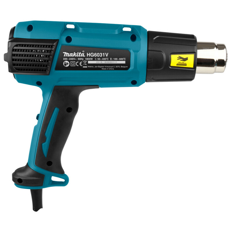 Технический фен Makita HG6031VK С РЕГУЛЯТОРОМ ТЕМПЕРАТУРЫ - Зображення 3