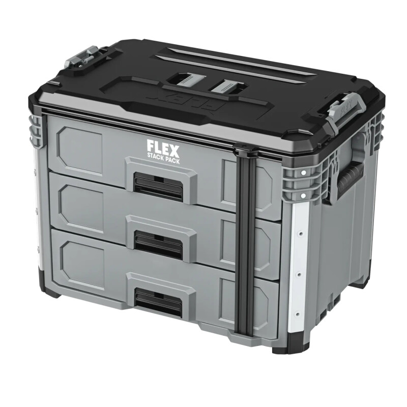Транспортный кейс FLEX STACK PACK с выдвижными ящиками TKL SP 3DB