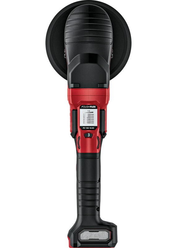 Аккумуляторная роторная полировальная машина FLEX 18 В PE 150 18-EC C - Зображення 2