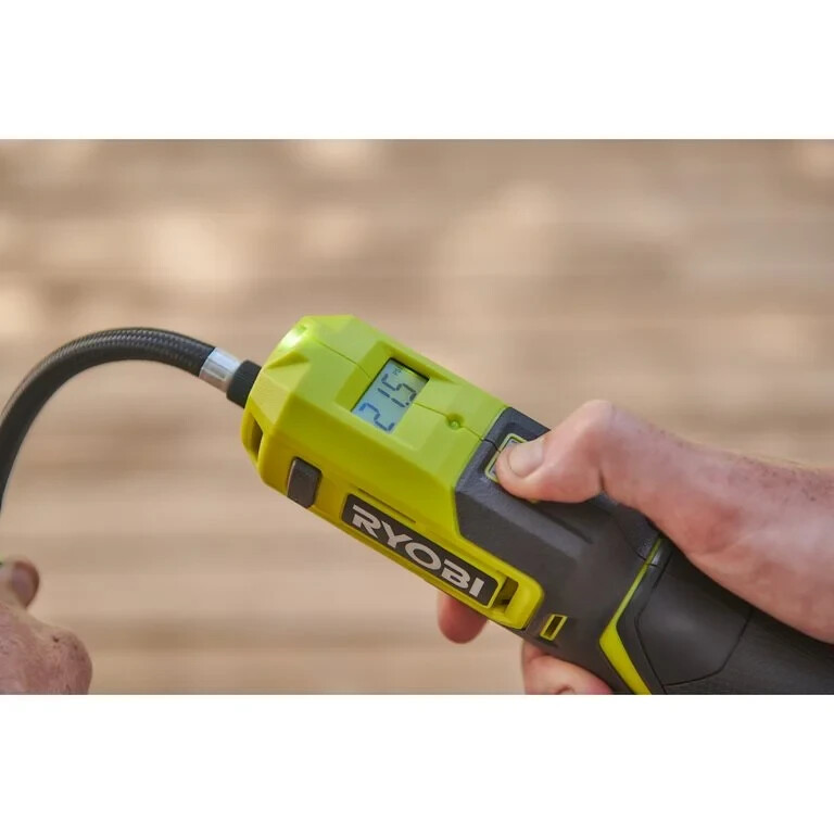 Мини-компрессор RYOBI 4 В с USB-зарядкой RI4-120G - Зображення 2
