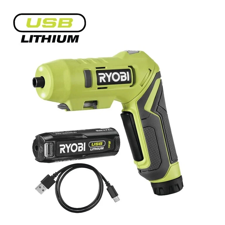 АККУМУЛЯТОРНАЯ ОТВЕРТКА RYOBI 4 V USB ERGO