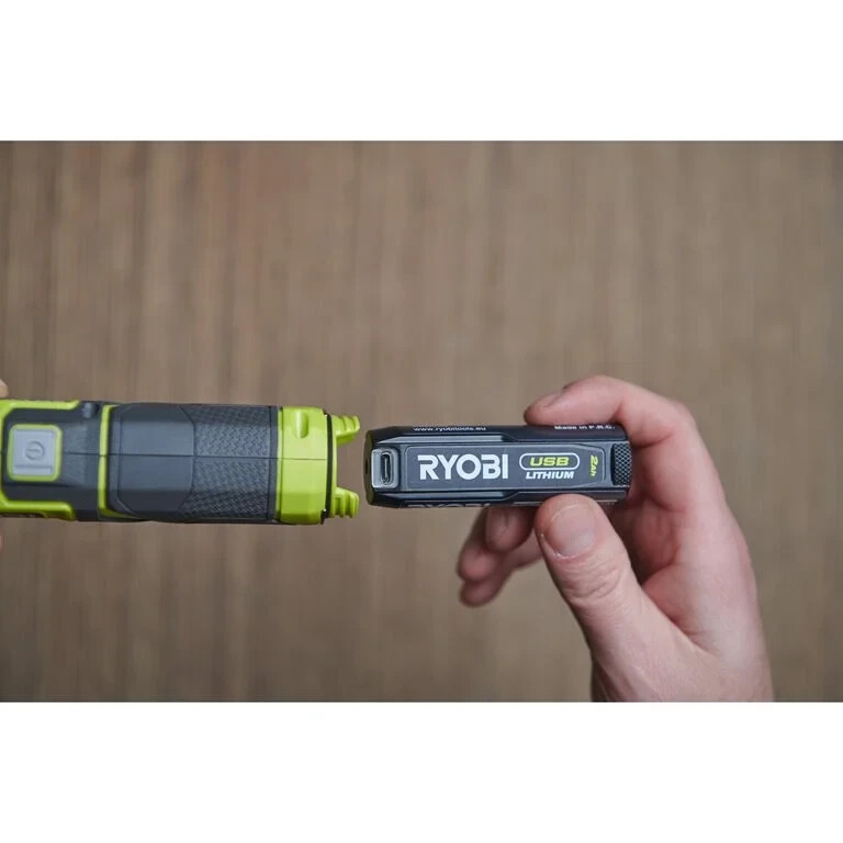ФОНАРИК ИНСПЕКЦИОННЫЙ СКЛАДНОЙ НА МАГНИТЕ RYOBI 4V-USB RLI4-120G - Зображення 2